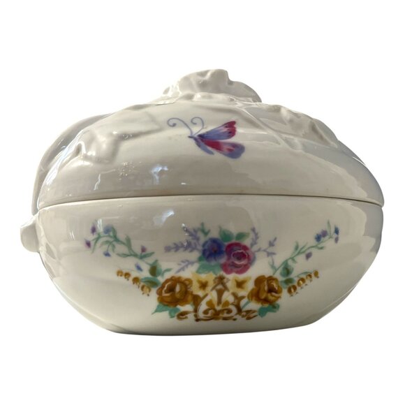 Vintage Charles Revson Ciara Porcelain Trinket Dish – Made in Japan – Butterfly - Picture 4 of 8